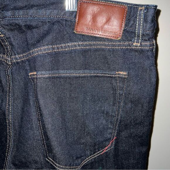 Banana Republic Men’s Vintage Straight Dark Blue Jeans - Picture 13 of 13